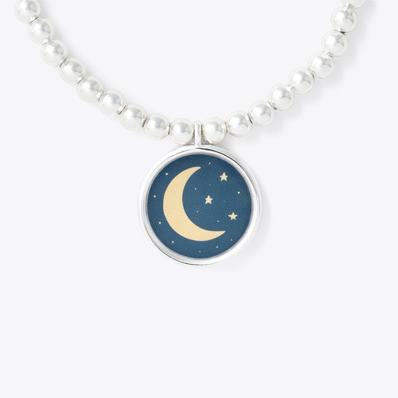 moon and stars pattern