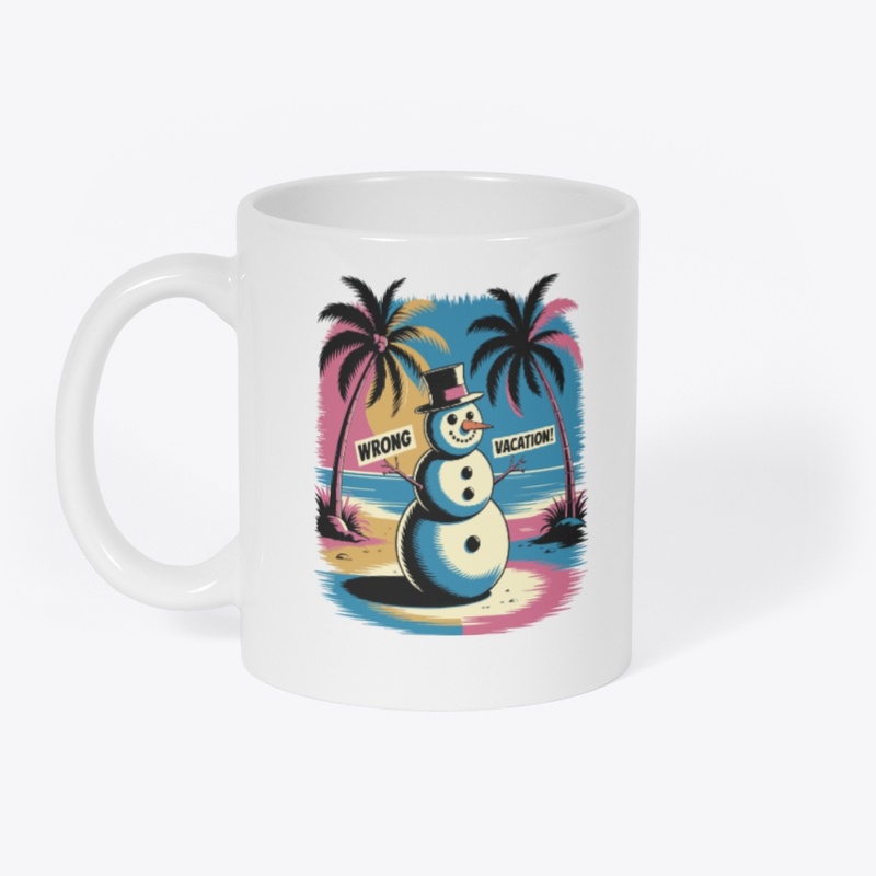 Wrong Vacation T-Shirt – Bold & Funny 