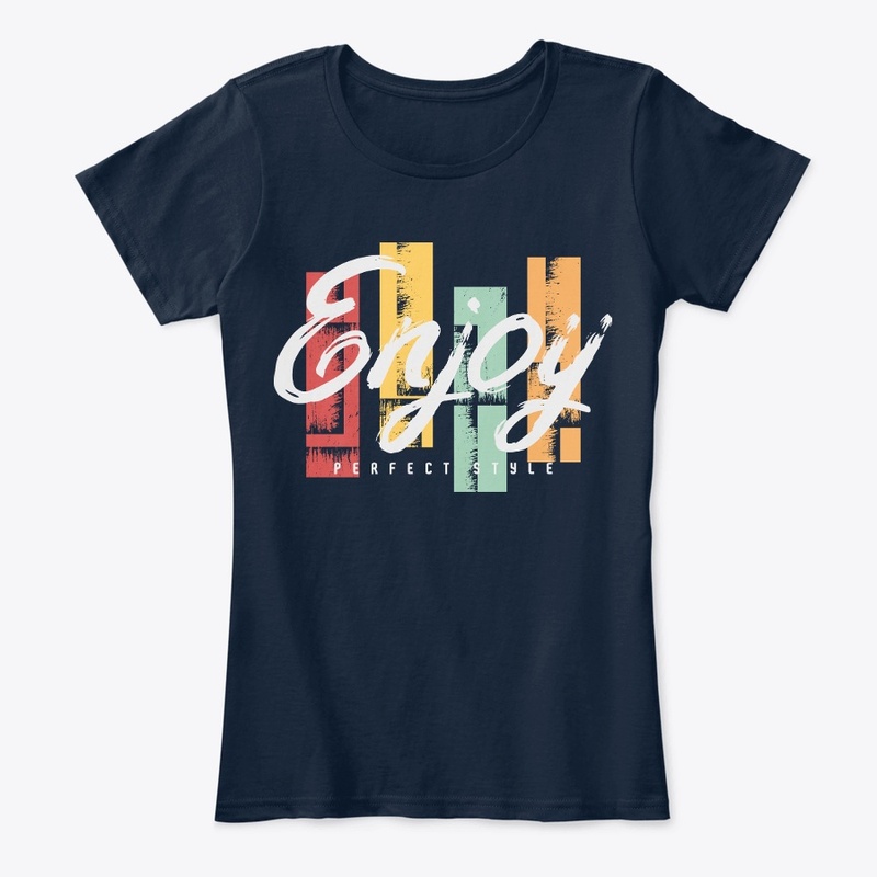 Enjoy Typography Print tshirt