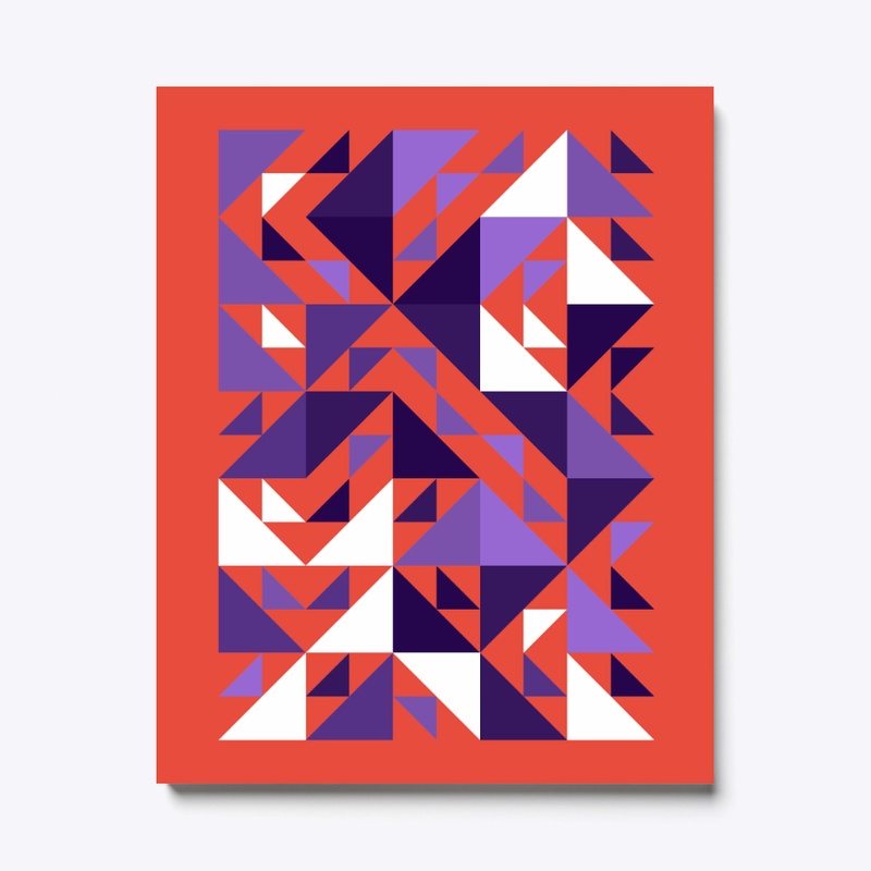 Purple Triangles - 001