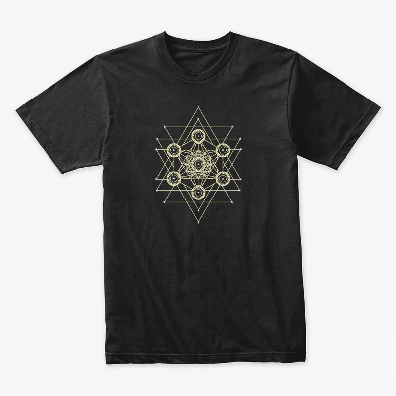 Sacred Geometry Metatron's Cube T-shirt