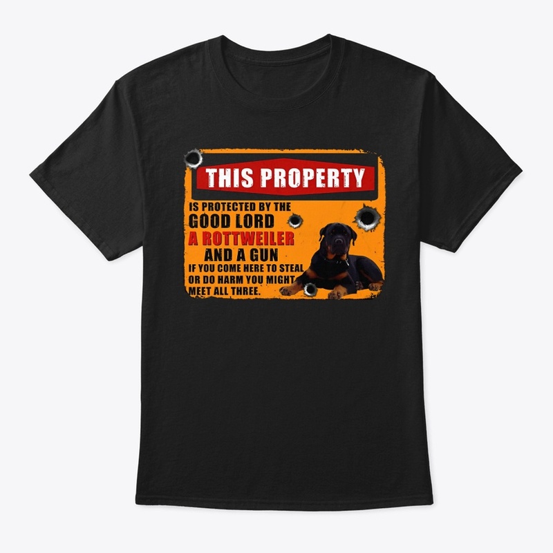 Rottweiler Warning Sign