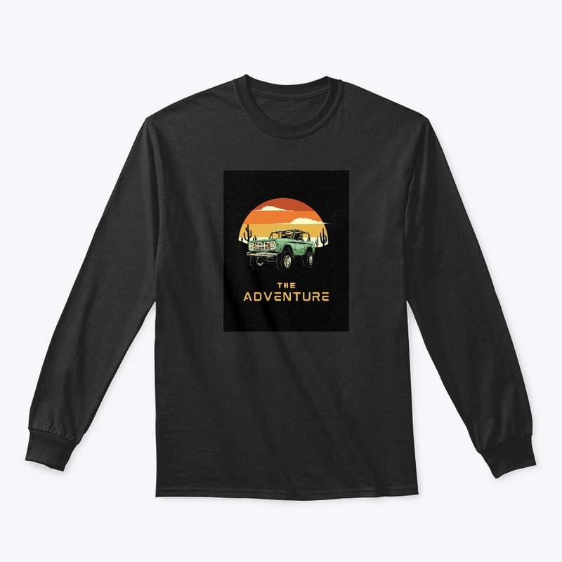 The Adventure: Bold Black T-Shirt