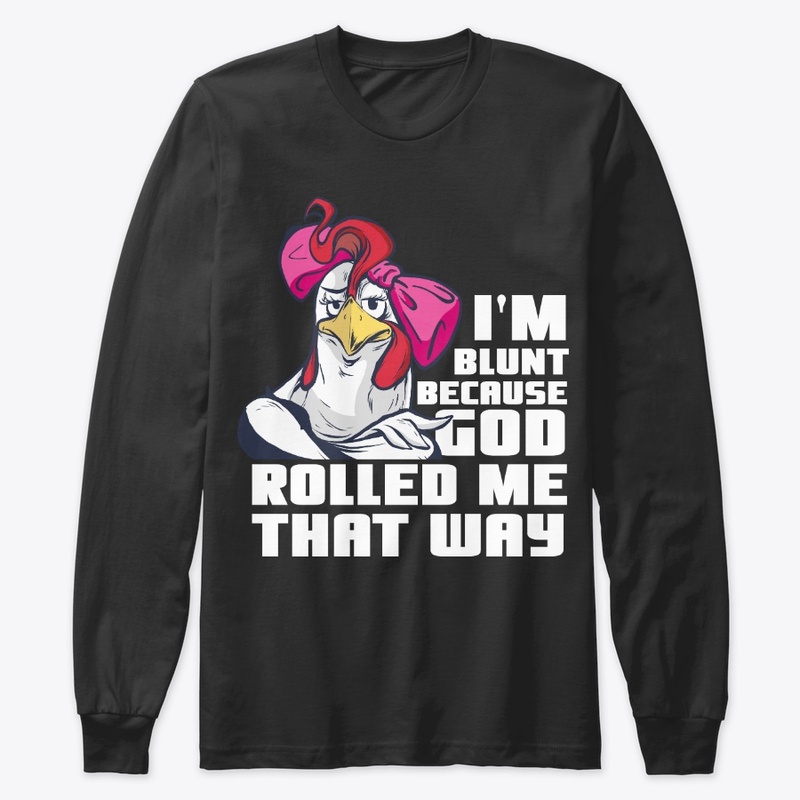 Funny Rooster Lover Gift God Rolled Me