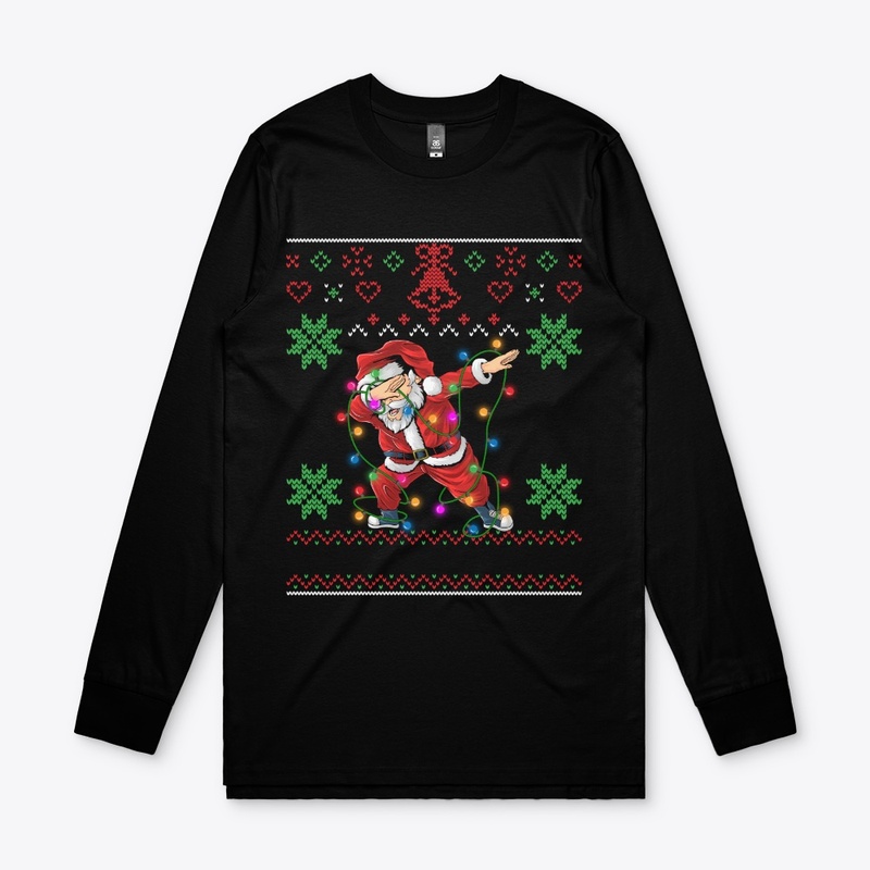 Dabbing Santa Ugly Christmas Design