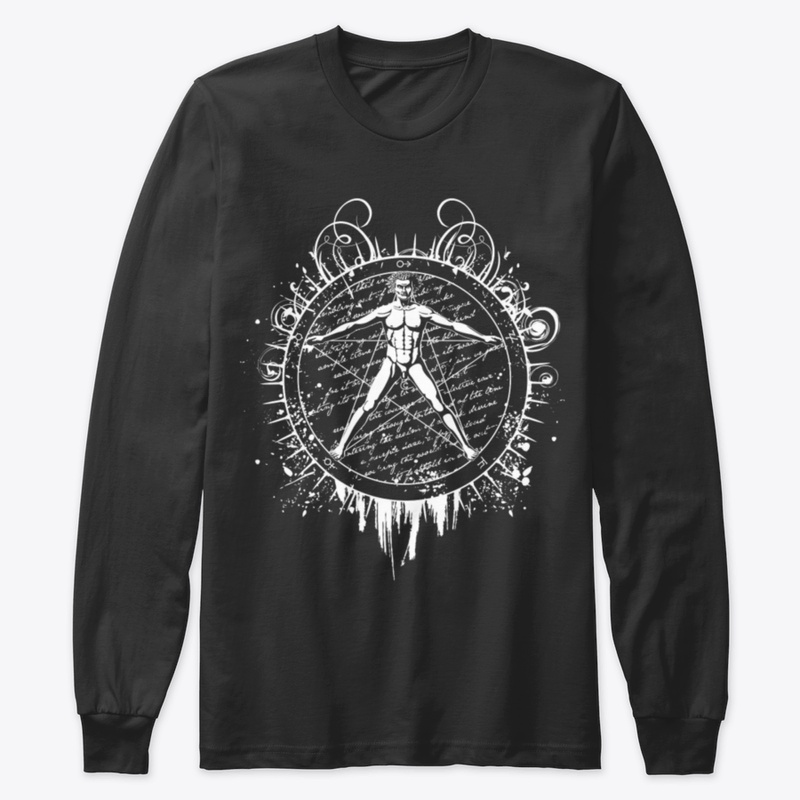 Agrippa Pentagram   Vitruvian Man (Flora