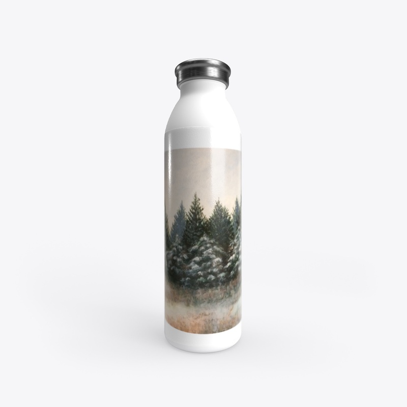 Pine Trees With Snow