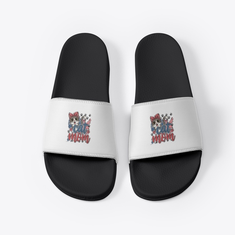 Patriotic Cat Mom - USA Flag Cat