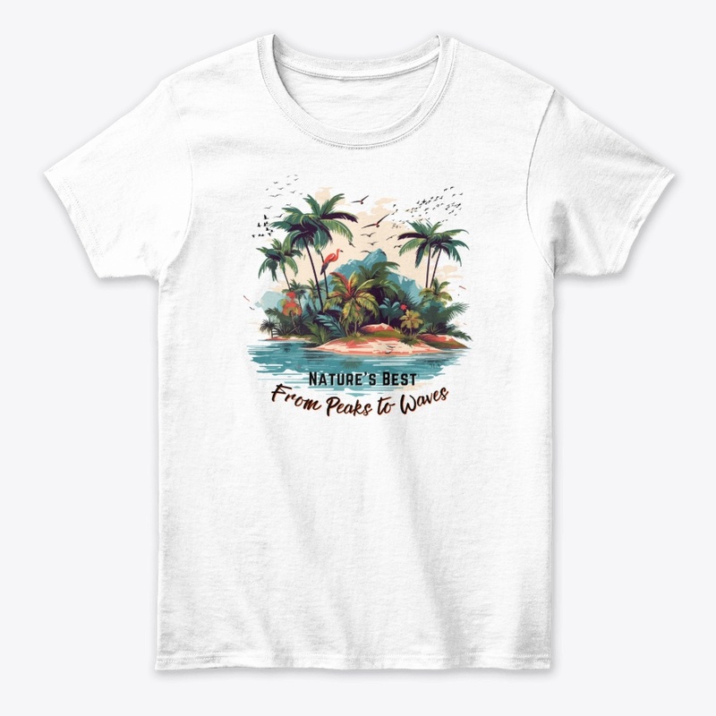 Summer Time Vibes Graphic T-shirt