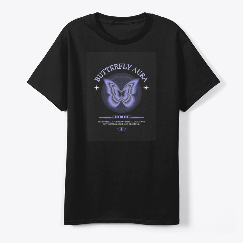 BUTTERFLY AURA t-shirt design 