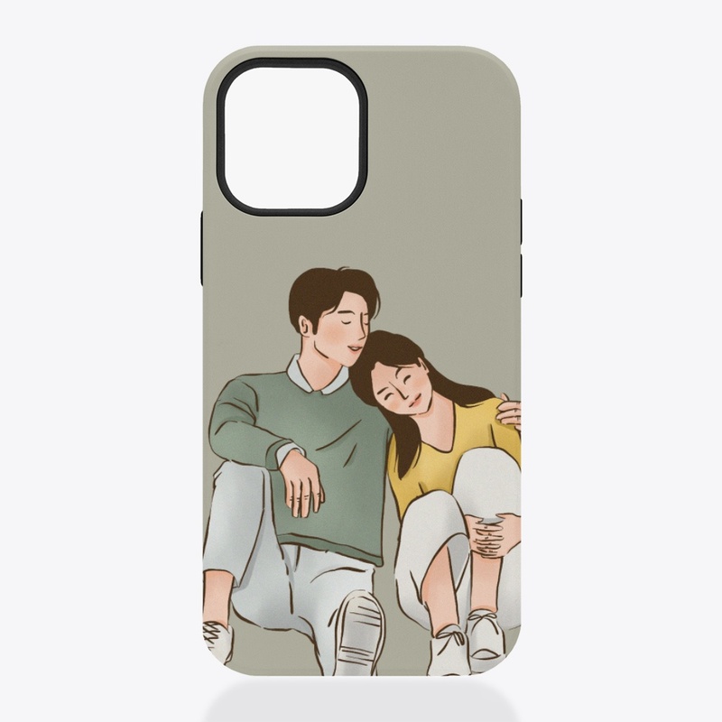 Love couple phone case