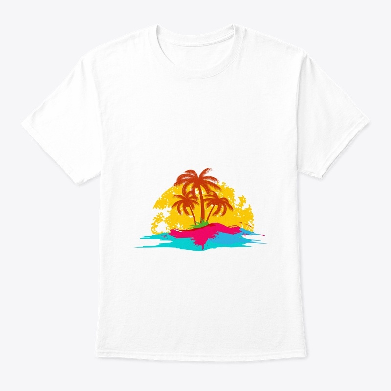 Holiday, Tropical elements, leaf T Shirt
