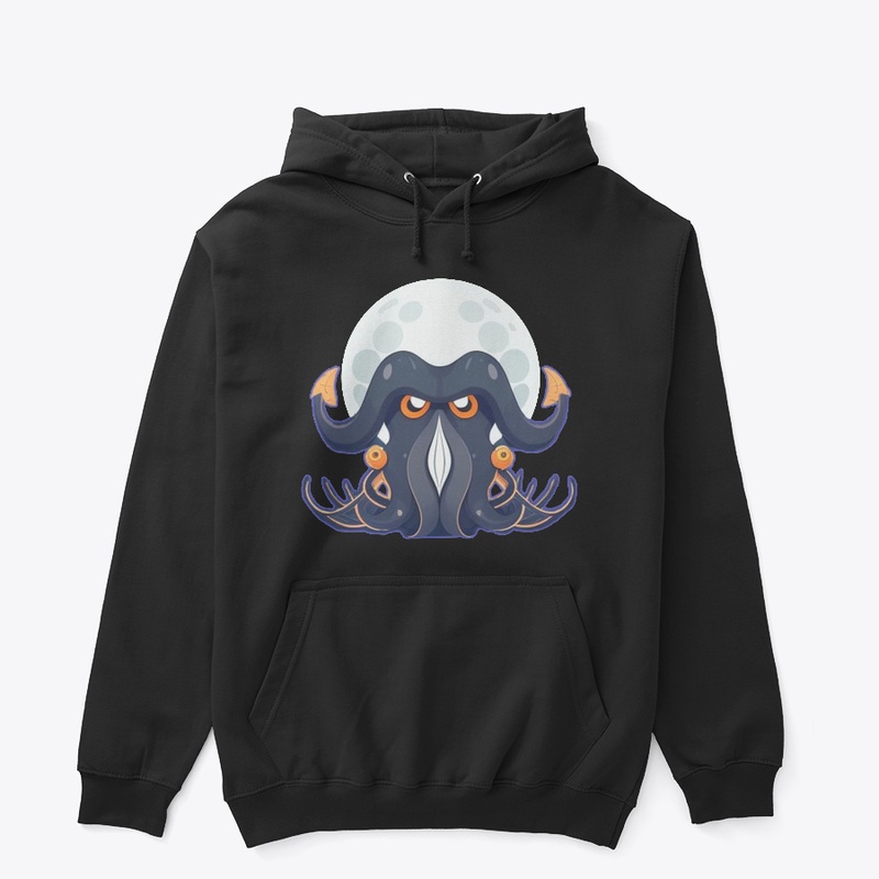 Kraken Lord Moon Alien Octopus