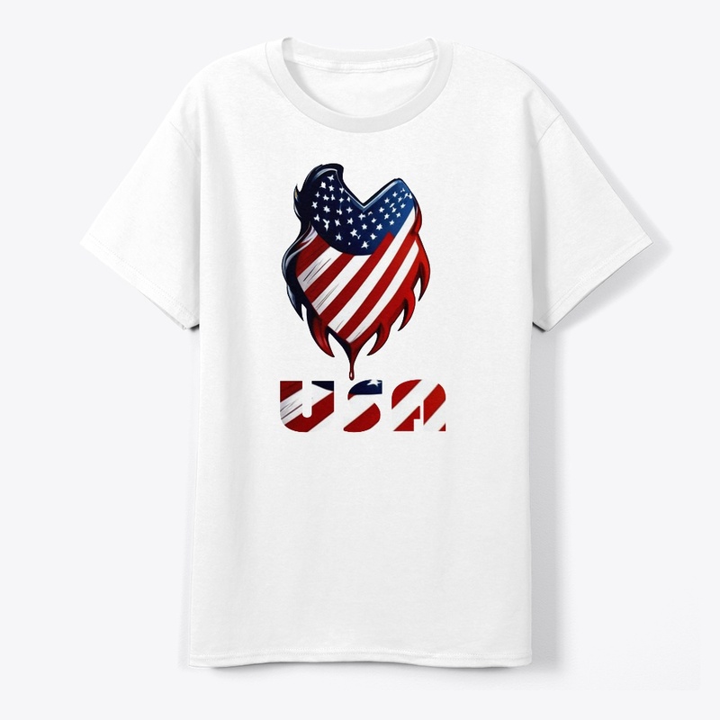 USA Flag design t-shirt