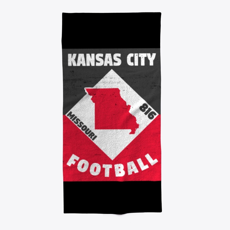 Kansas City Football Retro Poster