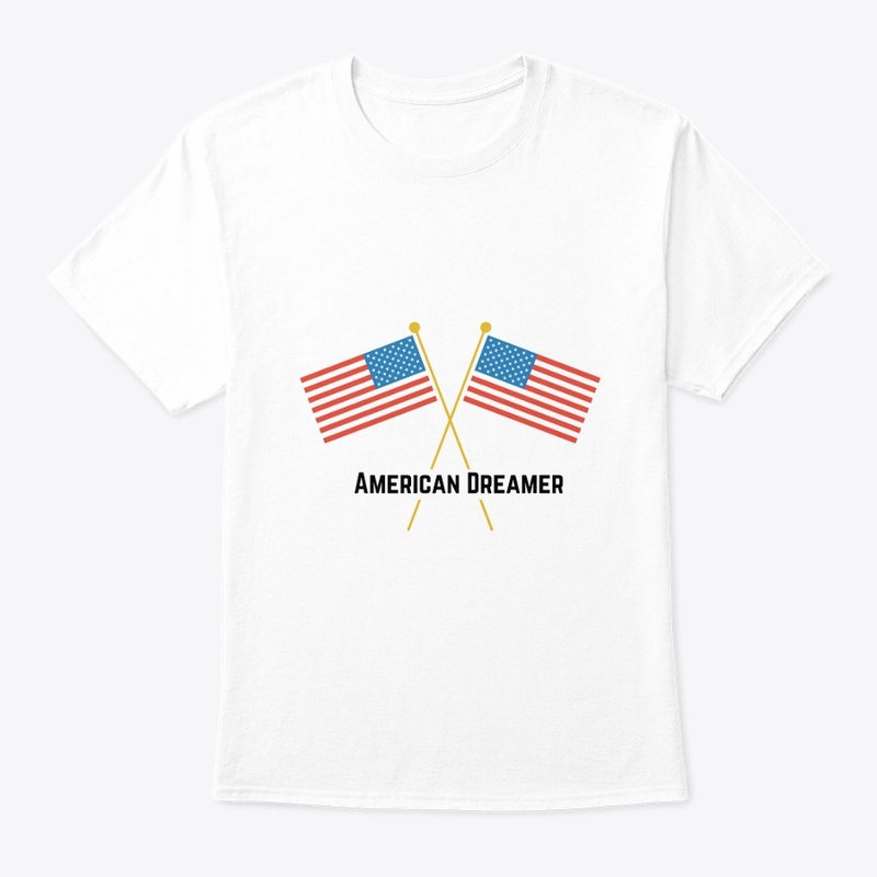"American Dreamer" White t-shirt