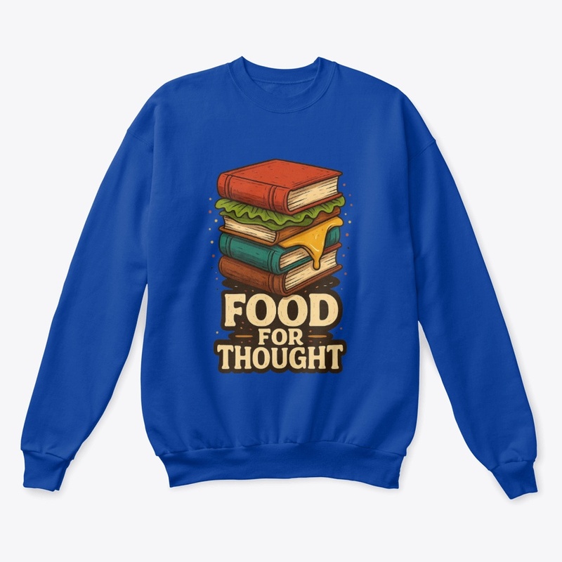 Book Burger Print - Food for Thought 