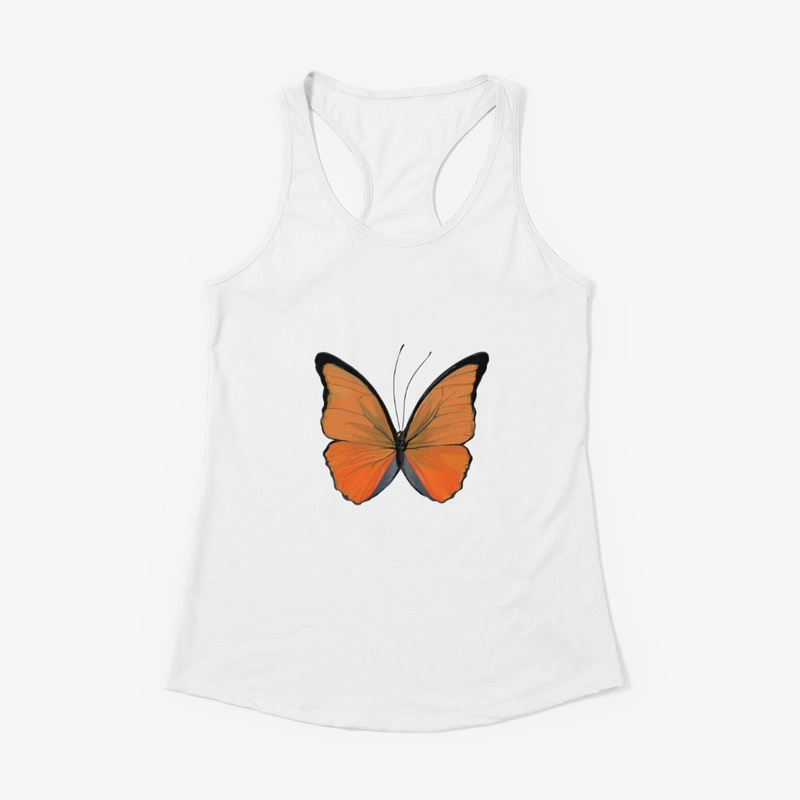 Orange butterfly T-Shirt 