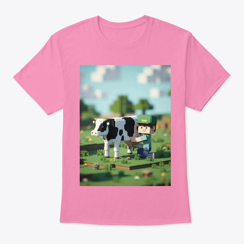 T-shirt (Boy milking a cow)