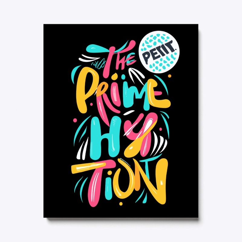 T-shirt design with "prime hydration"