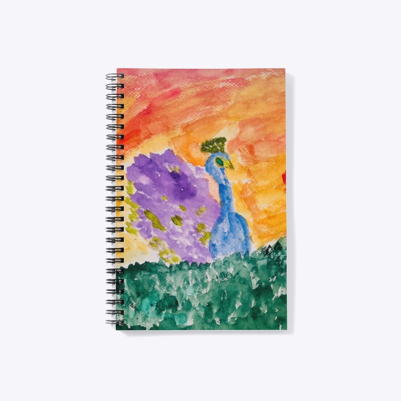 Peacock notebook