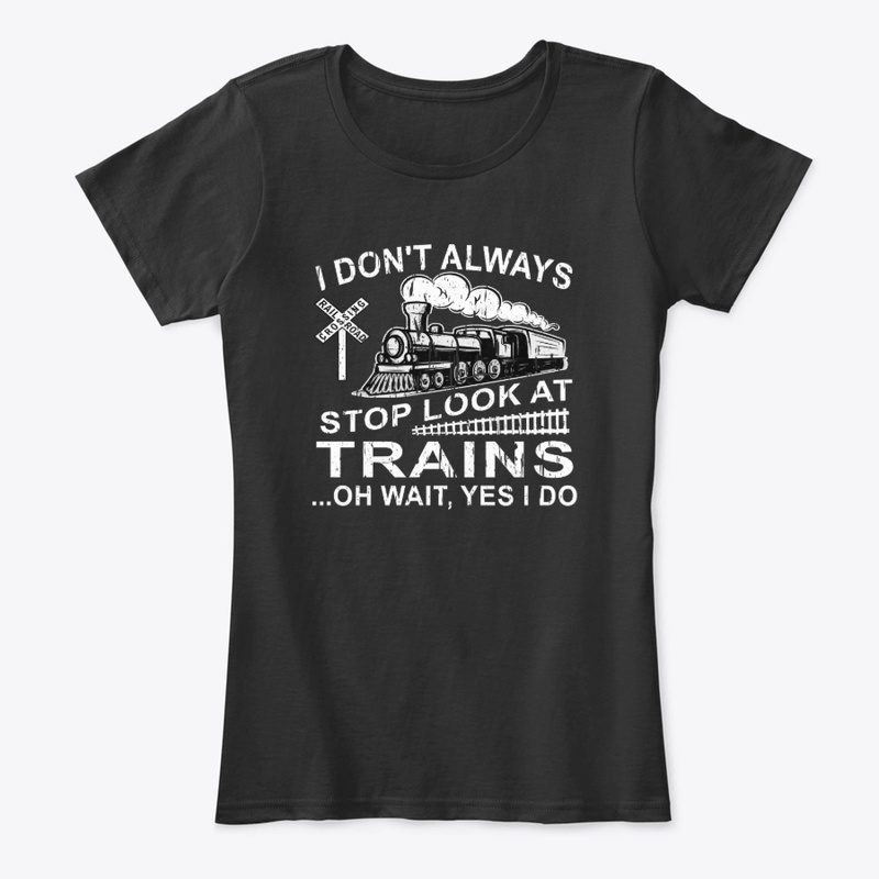 I Don't Always Stop Look At Trains