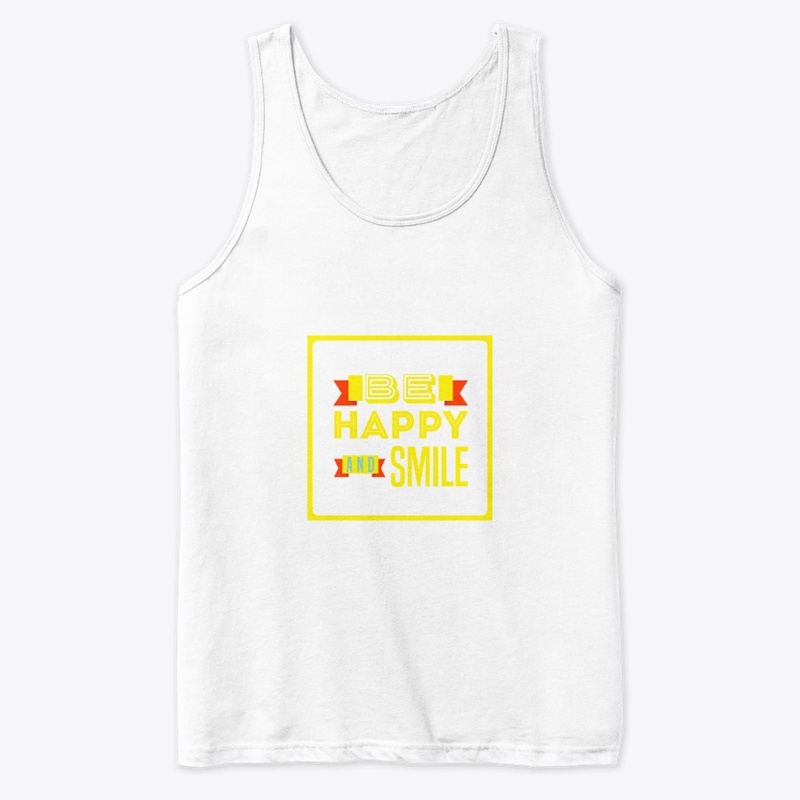 Be happy and smile sticker