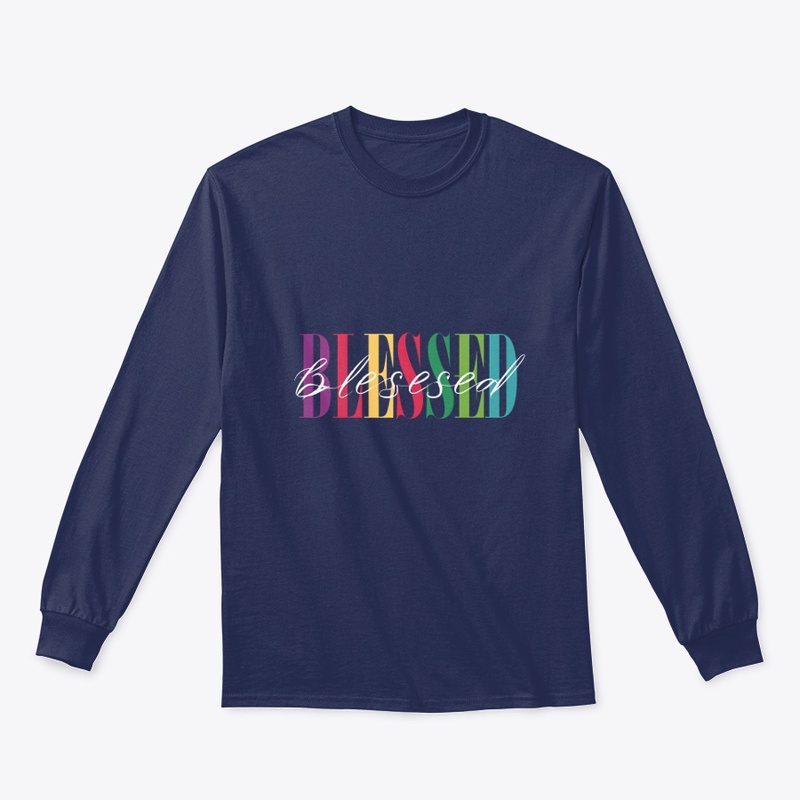 The "Blessed" t-shirt design 