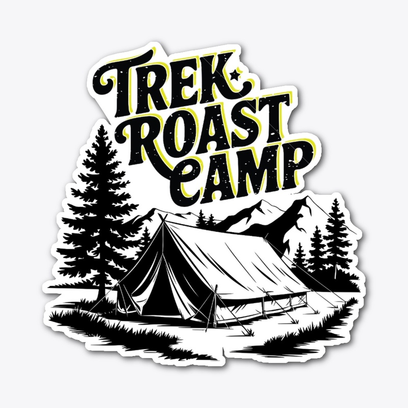 Vintage Camp Adventure T-Shirt Design.