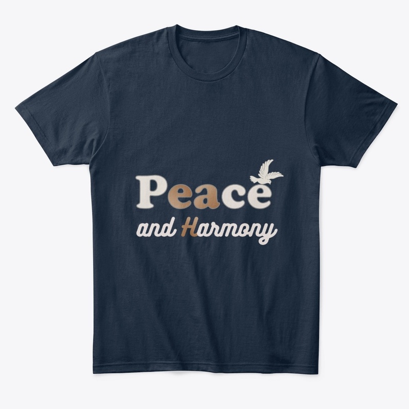 Peace and Harmony Concept t-shirt desgn