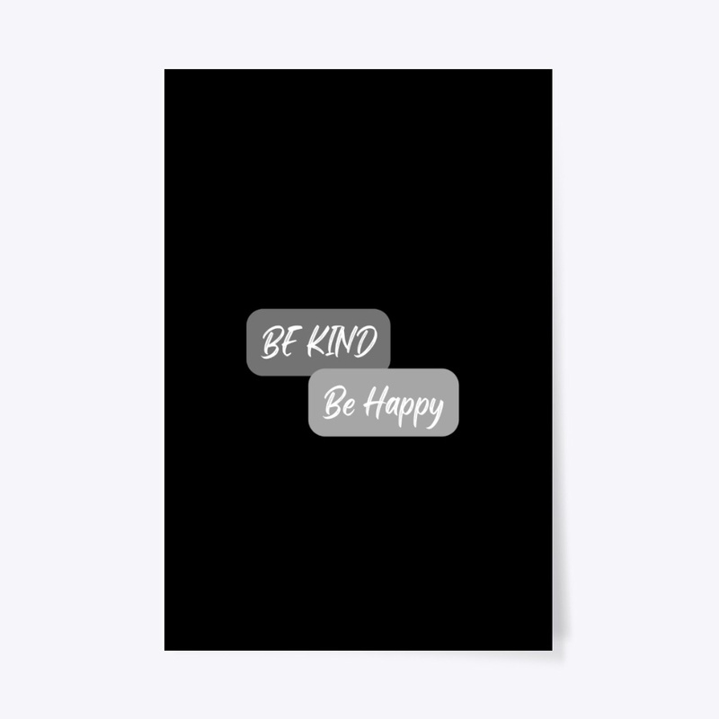 Be kind be happy t-shirts