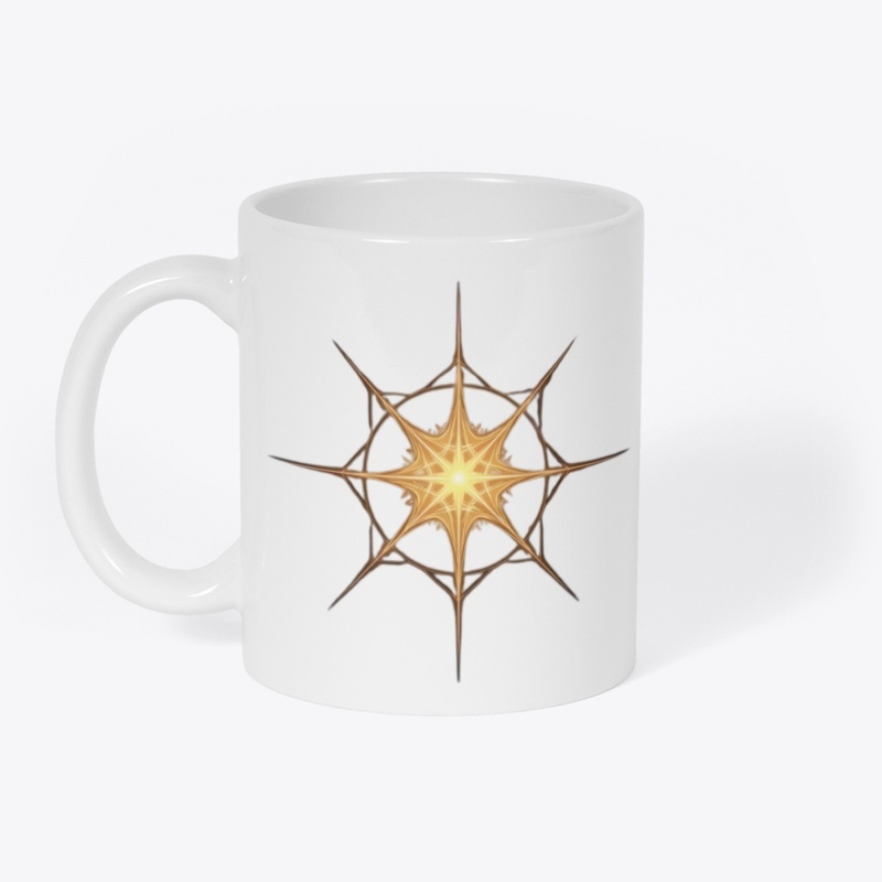 Golden Sacred Geometry Star