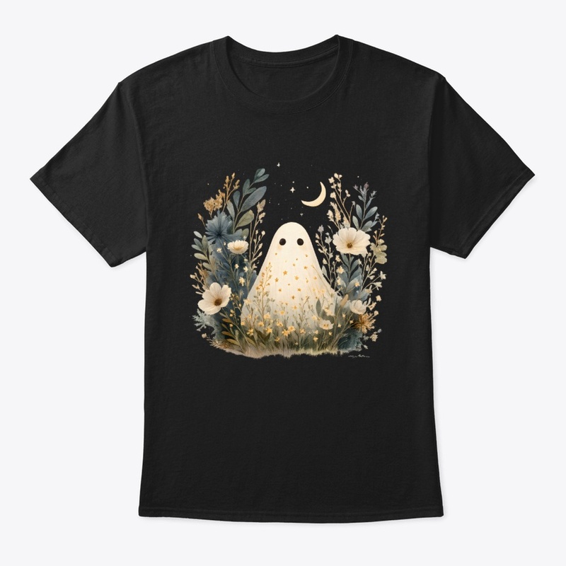 Moonlit Boho Ghost | Halloween Art