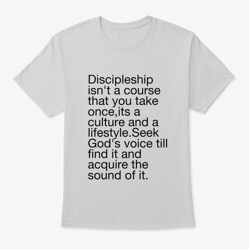 Discipleship is a lifestyle apparel