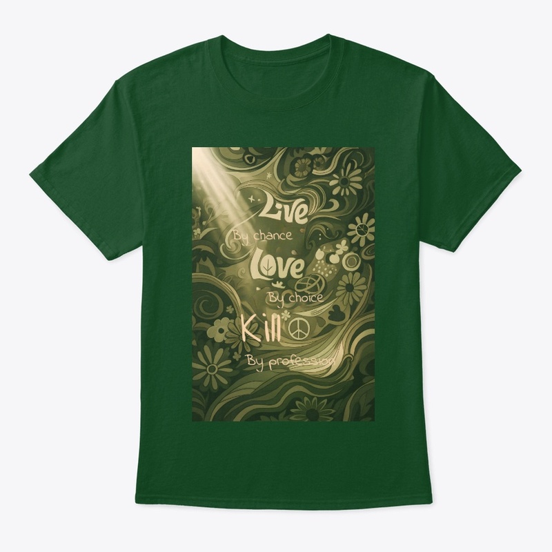 Live by Chance - Classic Crew Neck T-Shirt - Classic Crew Neck T-Shirt - Classic Crew Neck T-Shirt - Classic Crew Neck T-Shirt