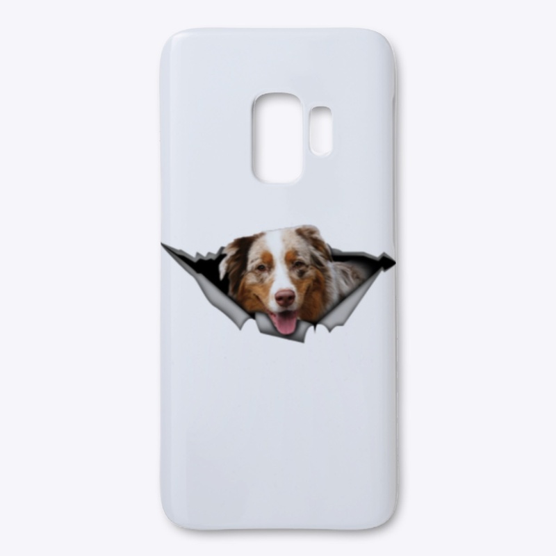 Australian Shepherd Mix car decal