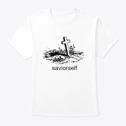 Savior Self White áo T-Shirt Front