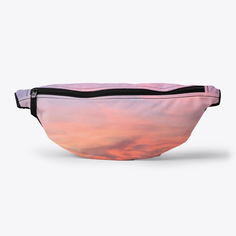 Gradient of the sunset sky