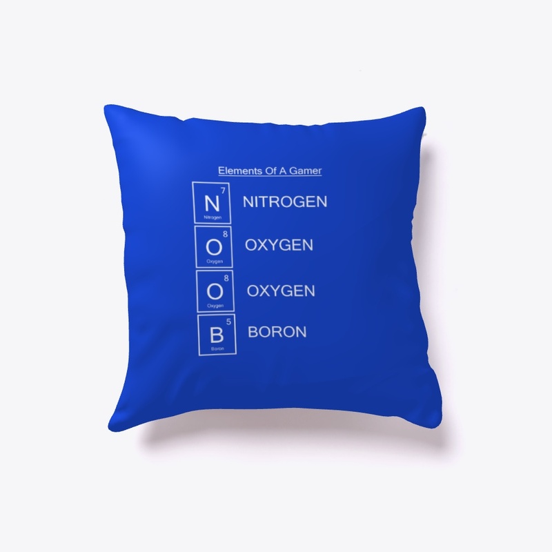 White Text Elements Of A Gamer