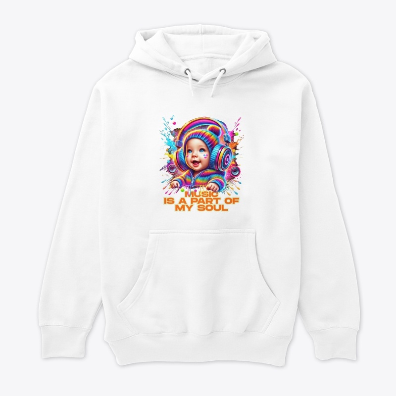 Music Soul Baby - Neon Splash Art