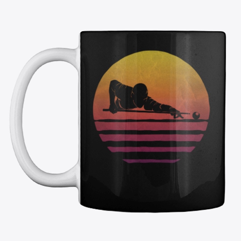 Retro 70s Vintage Billiards Gift Men