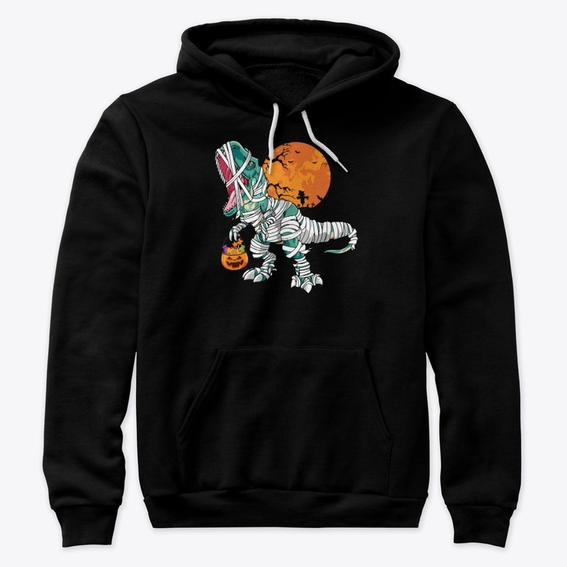 Halloween Dinosaur  Mummy T Shirt