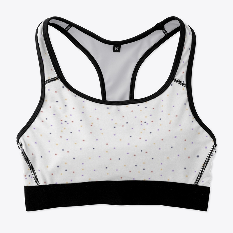 Multicolour Dotted Bra
