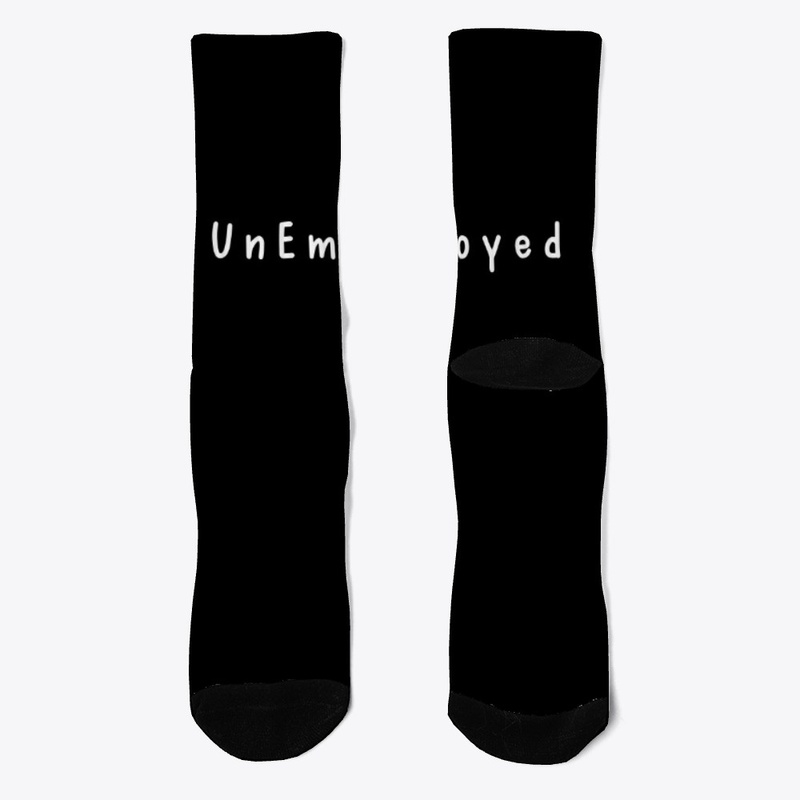UnEmployed "Childhood Dreams" BLACK SOCK