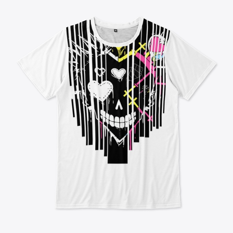 Heart with a crown barcode