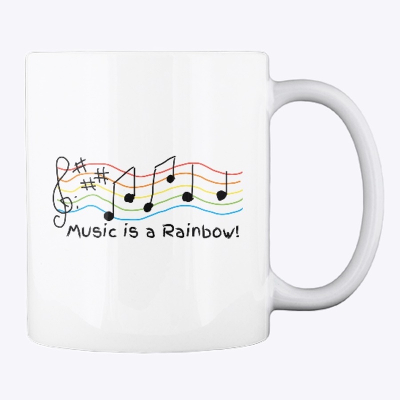 Music is a Rainbow Mug