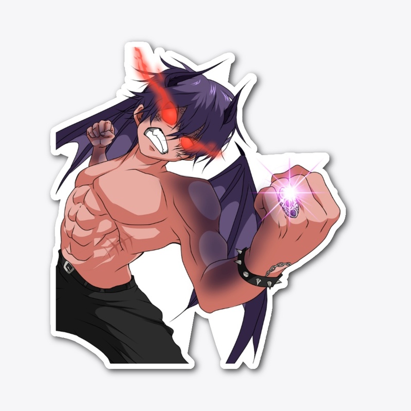 Tatshiro Krivell the Punk Dragon Sticker