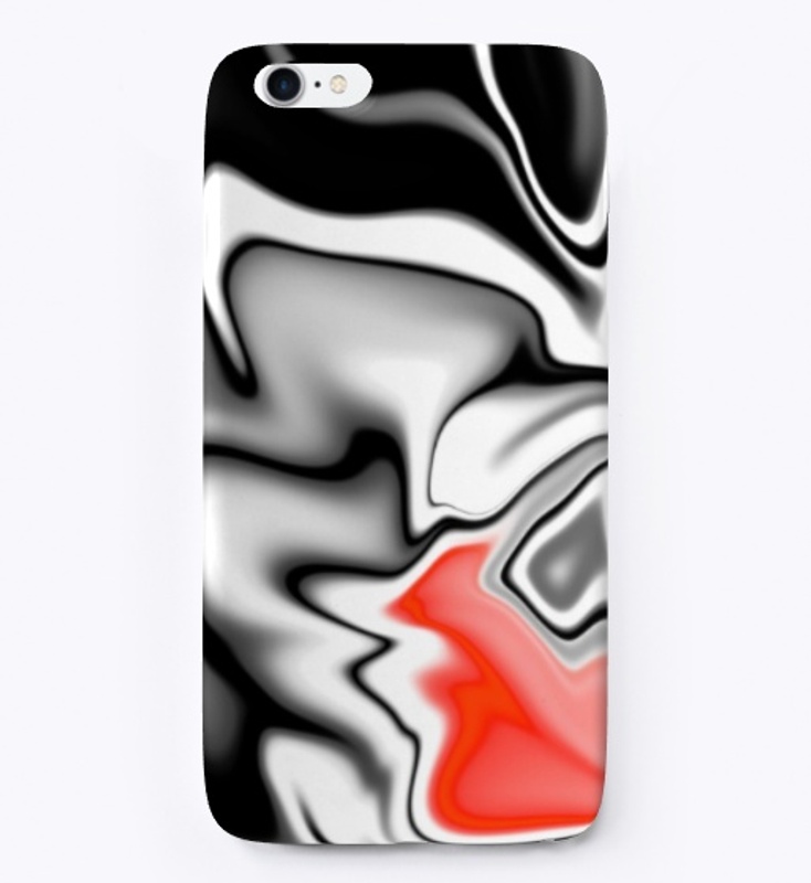 Black White dash of Red