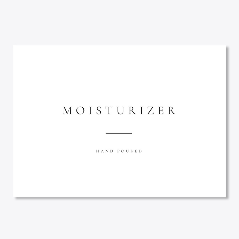 Moisturizer Bottle Sticker