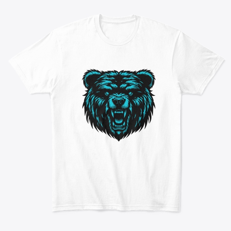 Powerful Angry Bear Artwork